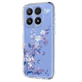 Xiaomi 17 TPU-cover med blomstermønster - Lilla