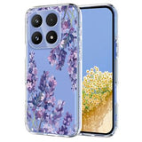 Xiaomi 17 TPU-cover med blomstermønster - Blåregn