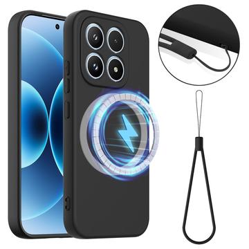 Xiaomi 17 Liquid Silikone Cover - MagSafe Kompatibel - Sort