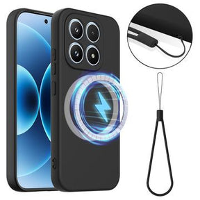 Xiaomi 17 Liquid Silikone Cover - MagSafe Kompatibel - Sort