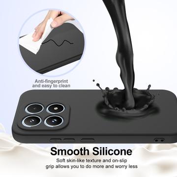 Xiaomi 17 Liquid Silikone Cover - MagSafe Kompatibel - Sort