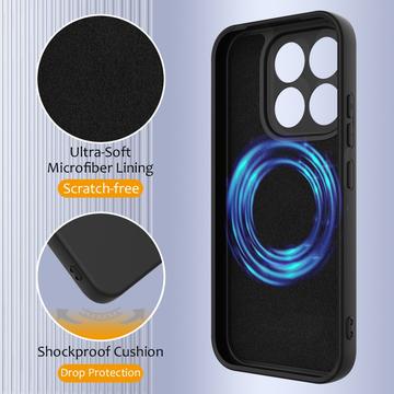 Xiaomi 17 Liquid Silikone Cover - MagSafe Kompatibel - Sort