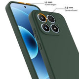 Xiaomi 17 Liquid Silikone Cover - MagSafe Kompatibel - Mørkegrøn