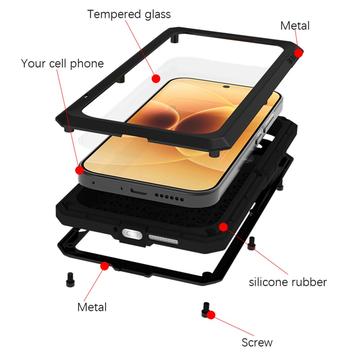 Xiaomi 17 Love Mei Powerful Hybrid Cover - Sort