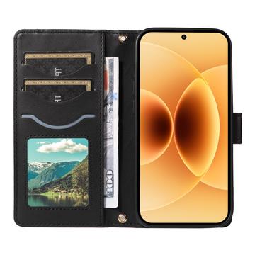 Xiaomi 17 Luksus Vatteret Pung - Sort