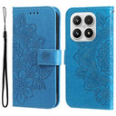 Xiaomi 17 Mandala Series Etui med Pung - Blå