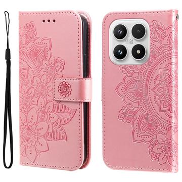 Xiaomi 17 Mandala Series Etui med Pung - Pink