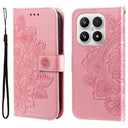 Xiaomi 17 Mandala Series Etui med Pung - Pink