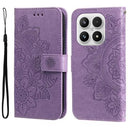 Xiaomi 17 Mandala Series Etui med Pung - Lilla