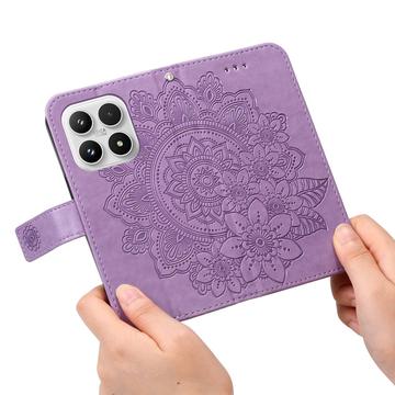 Xiaomi 17 Mandala Series Etui med Pung - Lilla