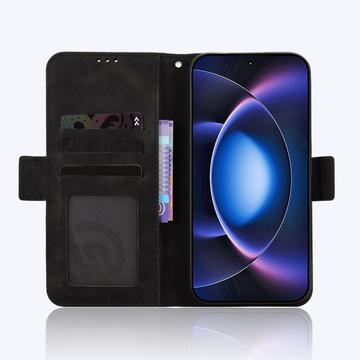Xiaomi 17 Max Kortholder Pung Etui - Sort