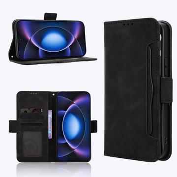 Xiaomi 17 Max Kortholder Pung Etui - Sort