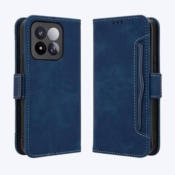 Xiaomi 17 Max Kortholder Pung Etui - Blå
