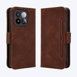 Xiaomi 17 Max Kortholder Pung Etui - Brun