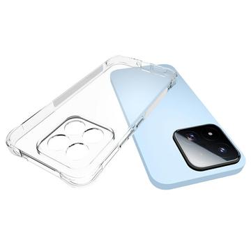 Xiaomi 17 Max Stødsikkert Silikone Cover - Gennemsigtig