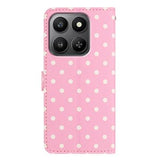 Xiaomi 17 Pung Etui med Prikket Mønster - Pink