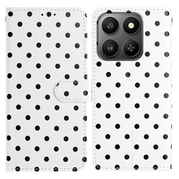 Xiaomi 17 Pung Etui med Prikket Mønster - Hvid