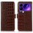 Xiaomi 17 Pro Crocodile Series Læderpung med RFID - Brun