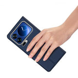 Xiaomi 17 Pro Dux Ducis Skin Pro Flip Cover - Blå