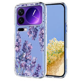 Xiaomi 17 Pro TPU-cover med blomstermønster - Blåregn