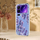 Xiaomi 17 Pro TPU-cover med blomstermønster - Blåregn