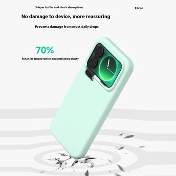 Xiaomi 17 Pro Flydende silikone cover - Mintgrøn