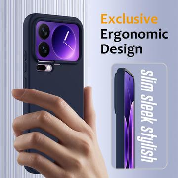 Xiaomi 17 Pro Liquid Silikone Cover - MagSafe Kompatibel - Mørkeblå