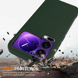 Xiaomi 17 Pro Liquid Silikone Cover - MagSafe Kompatibel - Mørkegrøn