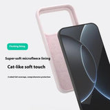 Xiaomi 17 Pro Flydende silikone cover - Grå Pink