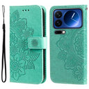 Xiaomi 17 Pro Mandala Series Etui med Pung - Grøn