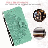 Xiaomi 17 Pro Mandala Series Etui med Pung - Grøn
