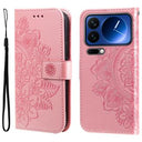 Xiaomi 17 Pro Mandala Series Etui med Pung - Pink