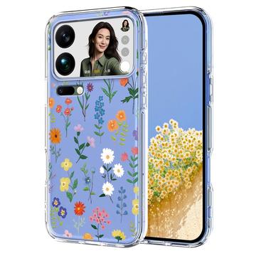 Xiaomi 17 Pro Max TPU-cover med blomstermønster - tusindfryd