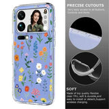 Xiaomi 17 Pro Max TPU-cover med blomstermønster - tusindfryd