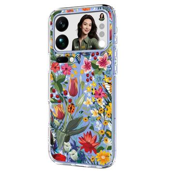 Xiaomi 17 Pro Max TPU-cover med blomstermønster - Liljer