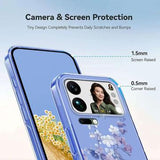 Xiaomi 17 Pro Max TPU-cover med blomstermønster - Lilla