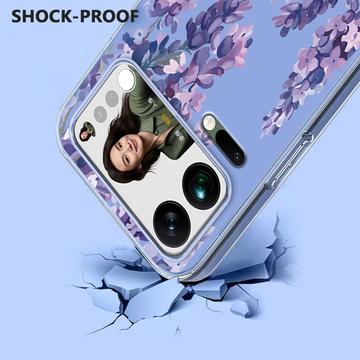 Xiaomi 17 Pro Max TPU-cover med blomstermønster - Blåregn