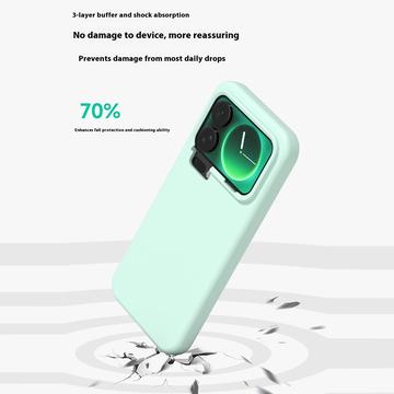 Xiaomi 17 Pro Max Flydende silikone cover - grøn