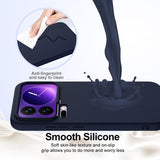 Xiaomi 17 Pro Max Liquid Silikone Cover - MagSafe Kompatibel - Mørkeblå