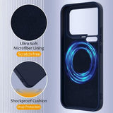 Xiaomi 17 Pro Max Liquid Silikone Cover - MagSafe Kompatibel - Mørkeblå