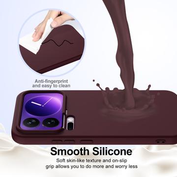 Xiaomi 17 Pro Max Liquid Silikone Cover - MagSafe Kompatibel - Vinrød
