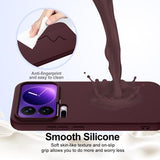 Xiaomi 17 Pro Max Liquid Silikone Cover - MagSafe Kompatibel - Vinrød