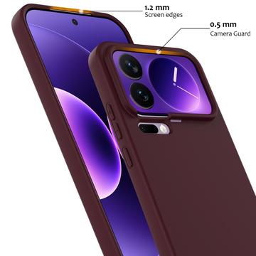 Xiaomi 17 Pro Max Liquid Silikone Cover - MagSafe Kompatibel - Vinrød