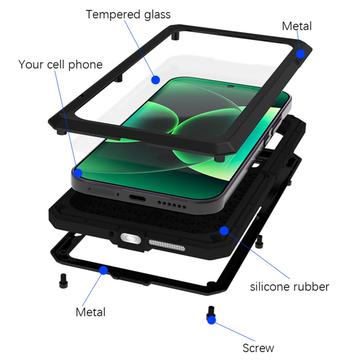 Xiaomi 17 Pro Max Love Mei Powerful Hybrid Cover - Sort