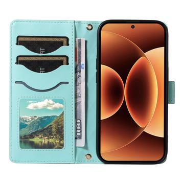 Xiaomi 17 Pro Max Luksus Vatteret Pung - Grøn