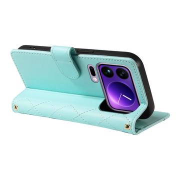 Xiaomi 17 Pro Max Luksus Vatteret Pung - Grøn
