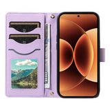 Xiaomi 17 Pro Max Luksus Vatteret Pung - Lilla