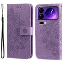 Xiaomi 17 Pro Max Mandala Series Etui med Pung - Lilla
