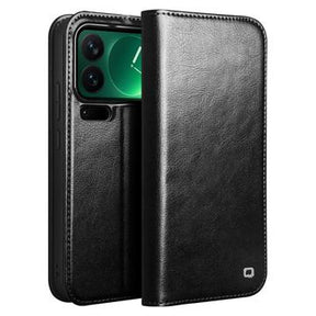 Xiaomi 17 Pro Max Qialino Classic Læderpung - Sort