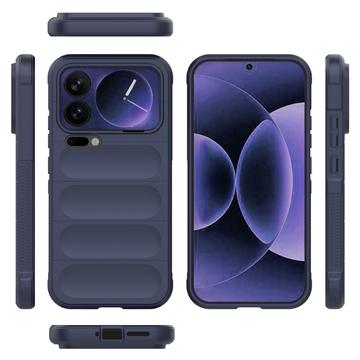 Xiaomi 17 Pro Max Rugged TPU Cover - Mørkeblå